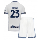 Inter Milan Nicolo Barella #23 Replika Bortedrakt Barn 2024-25 Kortermet (+ bukser)