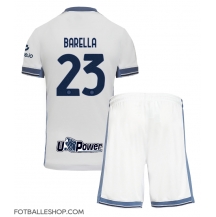 Inter Milan Nicolo Barella #23 Replika Bortedrakt Barn 2024-25 Kortermet (+ bukser)