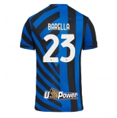 Inter Milan Nicolo Barella #23 Replika Hjemmedrakt 2024-25 Kortermet