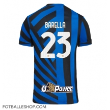 Inter Milan Nicolo Barella #23 Replika Hjemmedrakt 2024-25 Kortermet