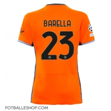 Inter Milan Nicolo Barella #23 Replika Tredjedrakt Dame 2023-24 Kortermet