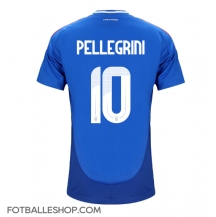 Italia Lorenzo Pellegrini #10 Replika Hjemmedrakt EM 2024 Kortermet