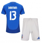 Italia Matteo Darmian #13 Replika Hjemmedrakt Barn EM 2024 Kortermet (+ bukser)