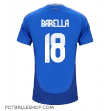 Italia Nicolo Barella #18 Replika Hjemmedrakt EM 2024 Kortermet