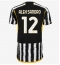 Juventus Alex Sandro #12 Replika Hjemmedrakt Dame 2023-24 Kortermet