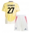 Juventus Andrea Cambiaso #27 Replika Bortedrakt Barn 2024-25 Kortermet (+ bukser)