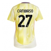 Juventus Andrea Cambiaso #27 Replika Bortedrakt Dame 2024-25 Kortermet