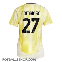 Juventus Andrea Cambiaso #27 Replika Bortedrakt Dame 2024-25 Kortermet