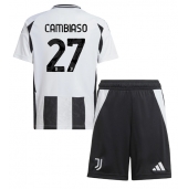 Juventus Andrea Cambiaso #27 Replika Hjemmedrakt Barn 2024-25 Kortermet (+ bukser)