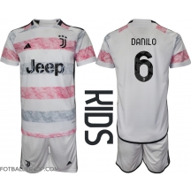 Juventus Danilo Luiz #6 Replika Bortedrakt Barn 2023-24 Kortermet (+ bukser)