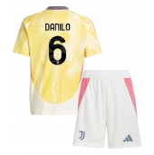 Juventus Danilo Luiz #6 Replika Bortedrakt Barn 2024-25 Kortermet (+ bukser)