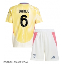 Juventus Danilo Luiz #6 Replika Bortedrakt Barn 2024-25 Kortermet (+ bukser)