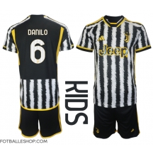 Juventus Danilo Luiz #6 Replika Hjemmedrakt Barn 2023-24 Kortermet (+ bukser)