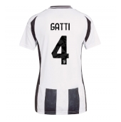 Juventus Federico Gatti #4 Replika Hjemmedrakt Dame 2024-25 Kortermet