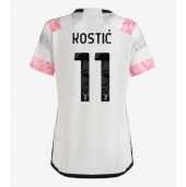 Juventus Filip Kostic #11 Replika Bortedrakt Dame 2023-24 Kortermet