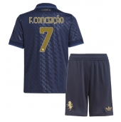 Juventus Francisco Conceicao #7 Replika Tredjedrakt Barn 2024-25 Kortermet (+ bukser)