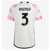 Juventus Gleison Bremer #3 Replika Bortedrakt 2023-24 Kortermet