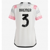 Juventus Gleison Bremer #3 Replika Bortedrakt Dame 2023-24 Kortermet