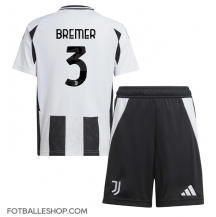 Juventus Gleison Bremer #3 Replika Hjemmedrakt Barn 2024-25 Kortermet (+ bukser)