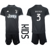 Juventus Gleison Bremer #3 Replika Tredjedrakt Barn 2023-24 Kortermet (+ bukser)