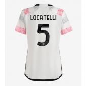 Juventus Manuel Locatelli #5 Replika Bortedrakt Dame 2023-24 Kortermet