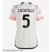 Juventus Manuel Locatelli #5 Replika Bortedrakt Dame 2023-24 Kortermet