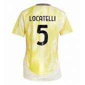 Juventus Manuel Locatelli #5 Replika Bortedrakt Dame 2024-25 Kortermet