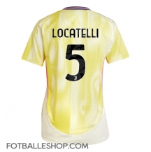 Juventus Manuel Locatelli #5 Replika Bortedrakt Dame 2024-25 Kortermet