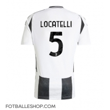 Juventus Manuel Locatelli #5 Replika Hjemmedrakt 2024-25 Kortermet