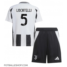 Juventus Manuel Locatelli #5 Replika Hjemmedrakt Barn 2024-25 Kortermet (+ bukser)