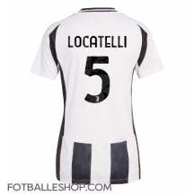 Juventus Manuel Locatelli #5 Replika Hjemmedrakt Dame 2024-25 Kortermet