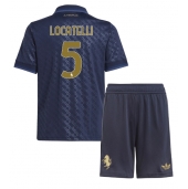 Juventus Manuel Locatelli #5 Replika Tredjedrakt Barn 2024-25 Kortermet (+ bukser)