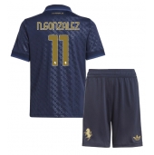 Juventus Nicolas Gonzalez #11 Replika Tredjedrakt Barn 2024-25 Kortermet (+ bukser)