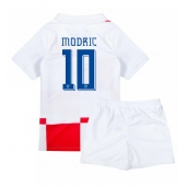 Kroatia Luka Modric #10 Replika Hjemmedrakt Barn EM 2024 Kortermet (+ bukser)