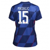 Kroatia Mario Pasalic #15 Replika Bortedrakt Dame EM 2024 Kortermet