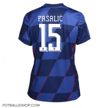 Kroatia Mario Pasalic #15 Replika Bortedrakt Dame EM 2024 Kortermet