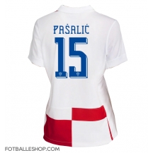 Kroatia Mario Pasalic #15 Replika Hjemmedrakt Dame EM 2024 Kortermet