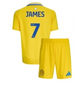 Leeds United Daniel James #7 Replika Bortedrakt Barn 2024-25 Kortermet (+ bukser)