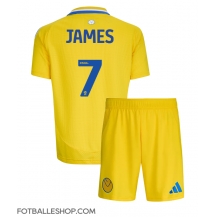 Leeds United Daniel James #7 Replika Bortedrakt Barn 2024-25 Kortermet (+ bukser)