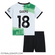 Liverpool Cody Gakpo #18 Replika Bortedrakt Barn 2023-24 Kortermet (+ bukser)