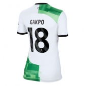 Liverpool Cody Gakpo #18 Replika Bortedrakt Dame 2023-24 Kortermet