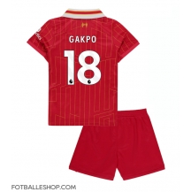 Liverpool Cody Gakpo #18 Replika Hjemmedrakt Barn 2024-25 Kortermet (+ bukser)