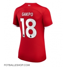 Liverpool Cody Gakpo #18 Replika Hjemmedrakt Dame 2023-24 Kortermet