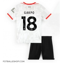 Liverpool Cody Gakpo #18 Replika Tredjedrakt Barn 2024-25 Kortermet (+ bukser)