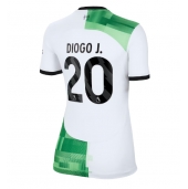 Liverpool Diogo Jota #20 Replika Bortedrakt Dame 2023-24 Kortermet