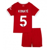 Liverpool Ibrahima Konate #5 Replika Hjemmedrakt Barn 2023-24 Kortermet (+ bukser)