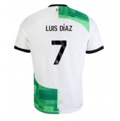 Liverpool Luis Diaz #7 Replika Bortedrakt 2023-24 Kortermet