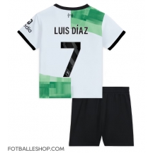 Liverpool Luis Diaz #7 Replika Bortedrakt Barn 2023-24 Kortermet (+ bukser)