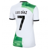 Liverpool Luis Diaz #7 Replika Bortedrakt Dame 2023-24 Kortermet