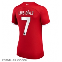 Liverpool Luis Diaz #7 Replika Hjemmedrakt Dame 2023-24 Kortermet